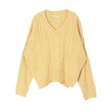 編地が選べるVネックローゲージニットトップス | JULIA BOUTIQUE | 詳細画像49