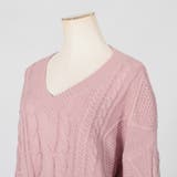 編地が選べるVネックローゲージニットトップス | JULIA BOUTIQUE | 詳細画像37