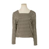 千鳥格子柄スクエアネックトップス | JULIA BOUTIQUE | 詳細画像20