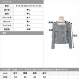 千鳥格子柄スクエアネックトップス | JULIA BOUTIQUE | 詳細画像3