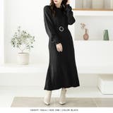 ベルト付きローゲージニットマーメイドワンピース | JULIA BOUTIQUE | 詳細画像4
