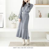 ベルト付きローゲージニットマーメイドワンピース | JULIA BOUTIQUE | 詳細画像6