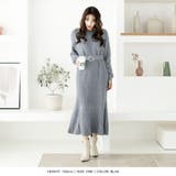 ベルト付きローゲージニットマーメイドワンピース | JULIA BOUTIQUE | 詳細画像7