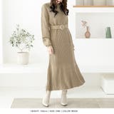 ベルト付きローゲージニットマーメイドワンピース | JULIA BOUTIQUE | 詳細画像12