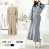 ベルト付きローゲージニットマーメイドワンピース | JULIA BOUTIQUE | 詳細画像1
