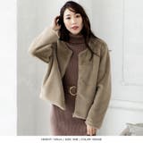 ノーカラーフェイクファーショートジャケット | JULIA BOUTIQUE | 詳細画像19