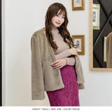 ノーカラーフェイクファーショートジャケット | JULIA BOUTIQUE | 詳細画像26