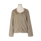 ノーカラーフェイクファーショートジャケット | JULIA BOUTIQUE | 詳細画像37