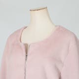 ノーカラーフェイクファーショートジャケット | JULIA BOUTIQUE | 詳細画像32