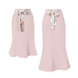 【ピンク】 | 丈が選べるスカーフリボン付きマーメイドスカート  | JULIA BOUTIQUE