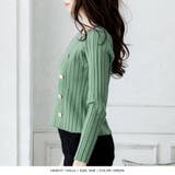 ボタンポイント長袖ニットトップス | JULIA BOUTIQUE | 詳細画像13
