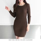 丈が選べるパイピング長袖ニットワンピース | JULIA BOUTIQUE | 詳細画像16