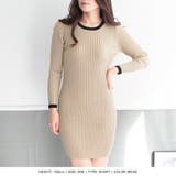 丈が選べるパイピング長袖ニットワンピース | JULIA BOUTIQUE | 詳細画像23