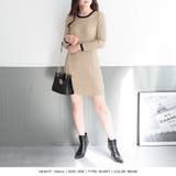 丈が選べるパイピング長袖ニットワンピース | JULIA BOUTIQUE | 詳細画像24