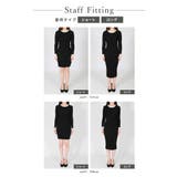 丈が選べるパイピング長袖ニットワンピース | JULIA BOUTIQUE | 詳細画像7
