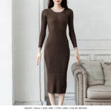 丈が選べるパイピング長袖ニットワンピース | JULIA BOUTIQUE | 詳細画像30