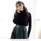 【ブラック】 | パーソナルカラー長袖ニットトップス | JULIA BOUTIQUE