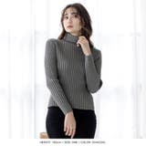 【チャコール】 | パーソナルカラー長袖ニットトップス | JULIA BOUTIQUE