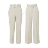 【ベージュ】 | 選べる2型 バックルベルト付きパンツ | JULIA BOUTIQUE