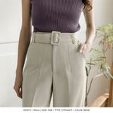 選べる2型 バックルベルト付きパンツ | JULIA BOUTIQUE | 詳細画像21