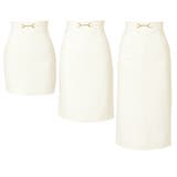 【ホワイト】 | 選べる3丈 ビット付きタイトスカート | JULIA BOUTIQUE