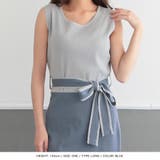 選べる2丈 パイピングリボンノースリーブニットワンピース | JULIA BOUTIQUE | 詳細画像18