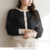 バルーンスリーブ配色カーディガン | JULIA BOUTIQUE | 詳細画像4