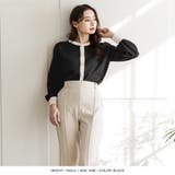 バルーンスリーブ配色カーディガン | JULIA BOUTIQUE | 詳細画像5