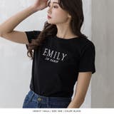 EMILY刺繍ロゴデザインTシャツ | JULIA BOUTIQUE | 詳細画像4
