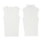 【ホワイト】 | 選べるVネック ハイネック パーソナルカラーノースリーブニットトップス | JULIA BOUTIQUE