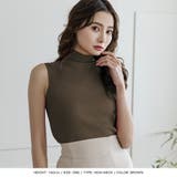 選べるVネック ハイネック パーソナルカラーノースリーブニットトップス | JULIA BOUTIQUE | 詳細画像16