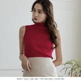 選べるVネック ハイネック パーソナルカラーノースリーブニットトップス | JULIA BOUTIQUE | 詳細画像20