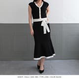 丈が選べるパイピングマーメイドニットワンピース | JULIA BOUTIQUE | 詳細画像7