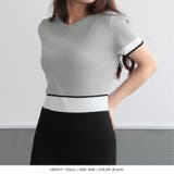 カラーブロックタイトニットワンピース | JULIA BOUTIQUE | 詳細画像6