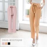 リボン付きテーパードパンツ | JULIA BOUTIQUE | 詳細画像1