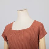 無地&パイピングスクエアネック半袖リブニットトップス | JULIA BOUTIQUE | 詳細画像24