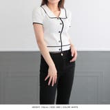 配色ポロ襟ニットトップス | JULIA BOUTIQUE | 詳細画像10