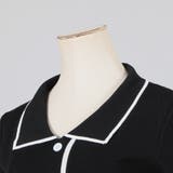 配色ポロ襟ニットトップス | JULIA BOUTIQUE | 詳細画像15