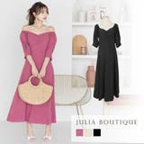 2wayショルダーリネンマキシ丈ワンピース | JULIA BOUTIQUE | 詳細画像1