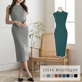 ハイネックノースリーブタイトニットワンピース  | JULIA BOUTIQUE | 詳細画像1 