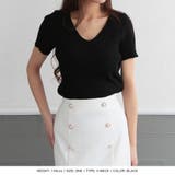 選べるVネック Uネック パーソナルカラー半袖ニットトップス | JULIA BOUTIQUE | 詳細画像11