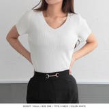 選べるVネック Uネック パーソナルカラー半袖ニットトップス | JULIA BOUTIQUE | 詳細画像12
