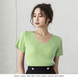 選べるVネック Uネック パーソナルカラー半袖ニットトップス | JULIA BOUTIQUE | 詳細画像40