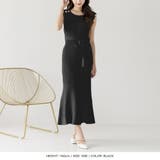 リボン付き金ボタンマーメイドニットワンピース | JULIA BOUTIQUE | 詳細画像4
