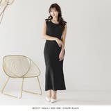 リボン付き金ボタンマーメイドニットワンピース | JULIA BOUTIQUE | 詳細画像5