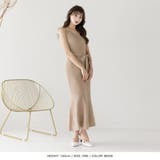 リボン付き金ボタンマーメイドニットワンピース | JULIA BOUTIQUE | 詳細画像8