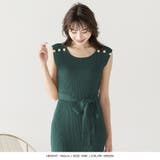 リボン付き金ボタンマーメイドニットワンピース | JULIA BOUTIQUE | 詳細画像12