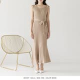 リボン付き金ボタンマーメイドニットワンピース | JULIA BOUTIQUE | 詳細画像13