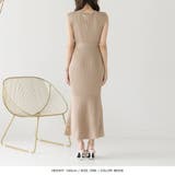 リボン付き金ボタンマーメイドニットワンピース | JULIA BOUTIQUE | 詳細画像15