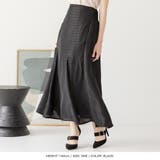 【ブラック】 | ハウンドトゥースフレアスカート | JULIA BOUTIQUE